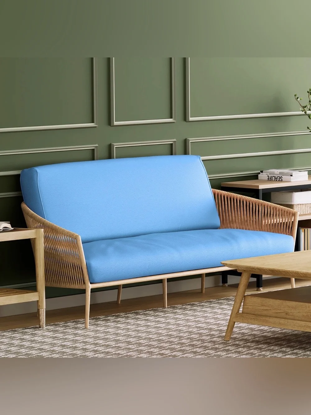Monibloom Futon Cover Twin Size - Light Blue ❗️🩵😍
